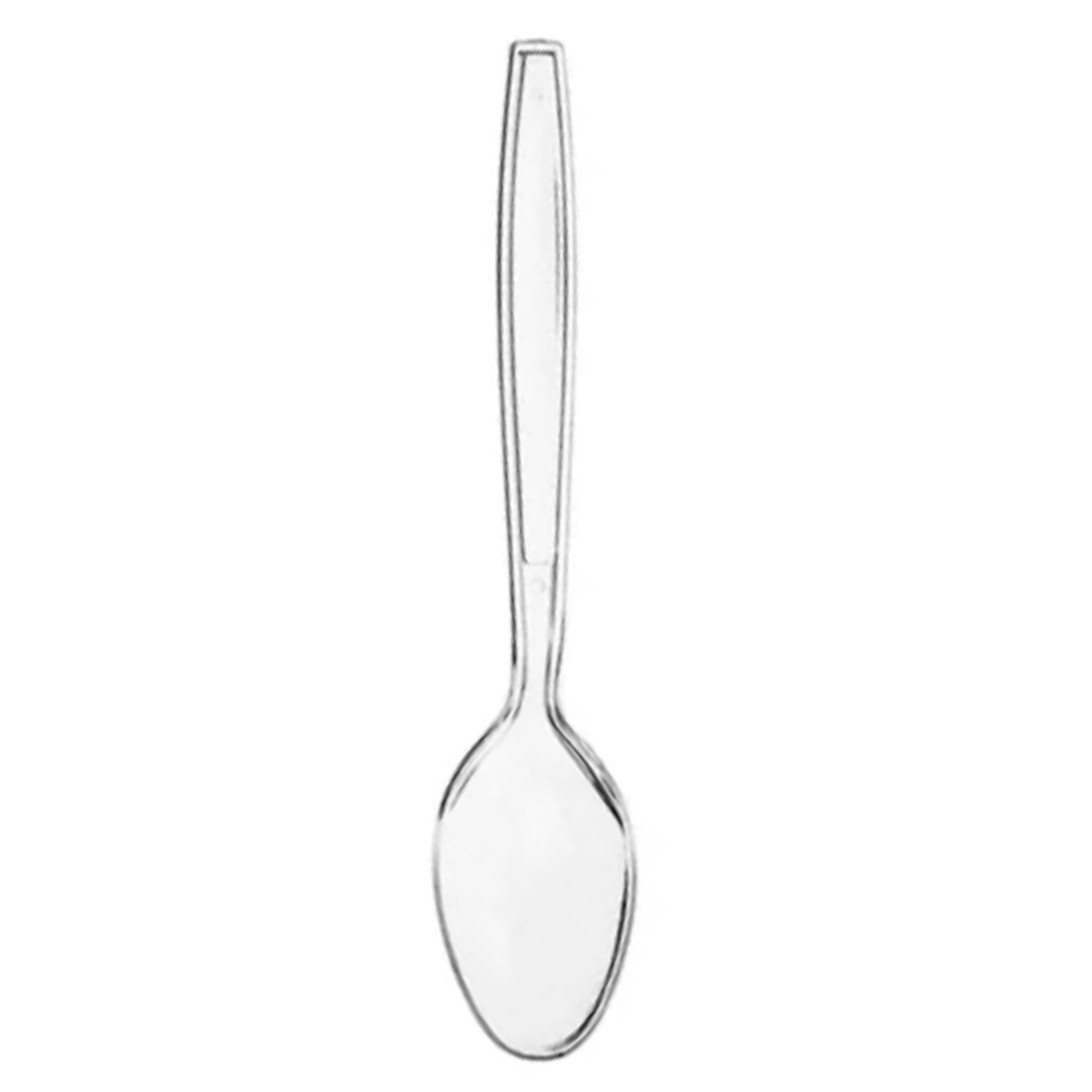 CUILLERES TRANSPARENT (100 unités)