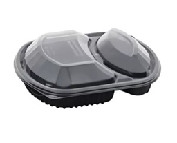 [BM02] BARQUETTE MICRO-ONDABLE 2C AVEC COUVERCLE (CARTON DE 200PCS)